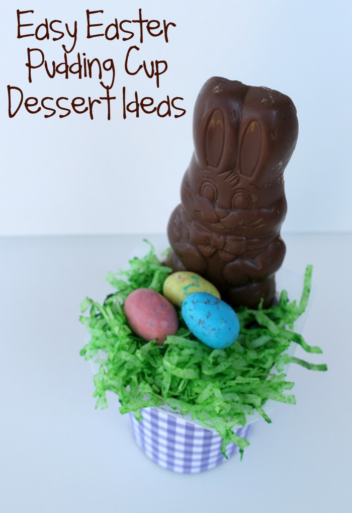 Easy Easter Pudding Cup Dessert Ideas #SnackPackMixins #CollectiveBias #ad