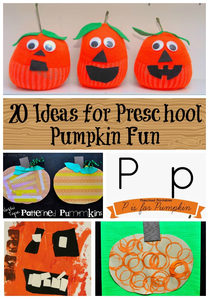 20 Ideas for Preschool Pumpkin Fun