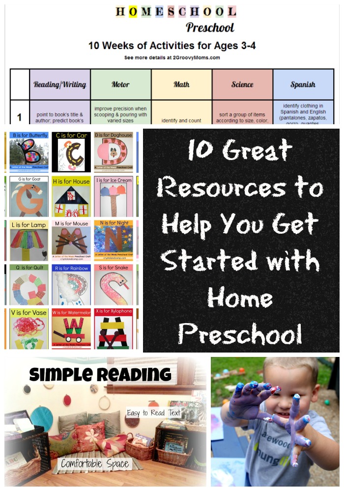 great resources for home preschool