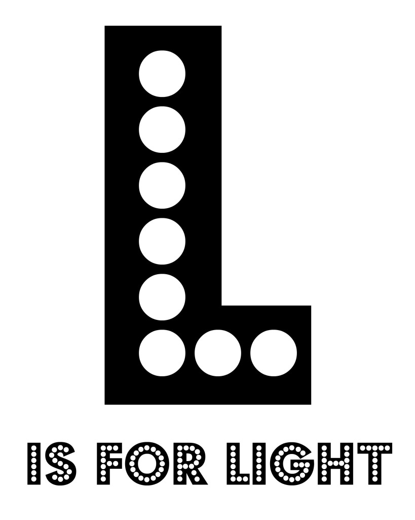 L is for Light printable