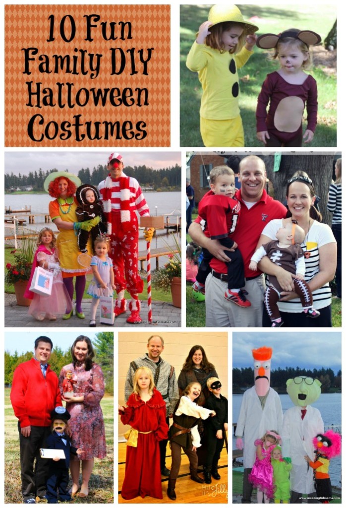 Ten Fun Family DIY Halloween Costumes