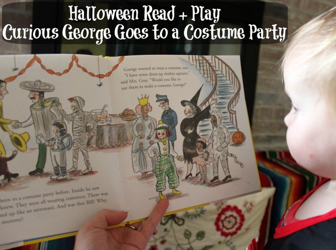 curious george goes to a costume party halloween read and play