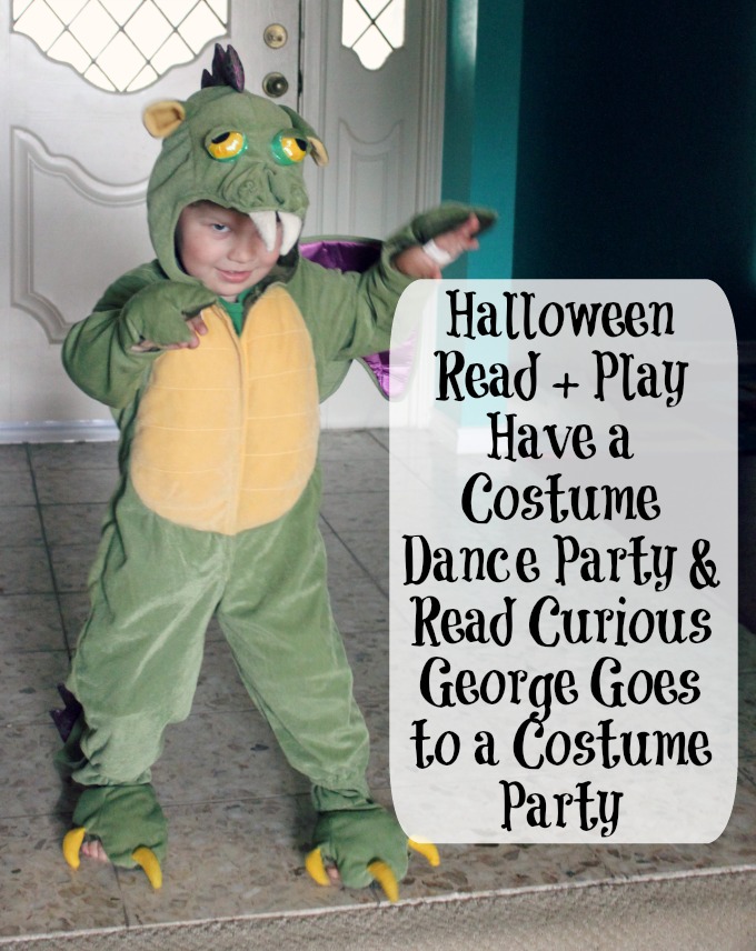 halloween read and play pretend costume dance party