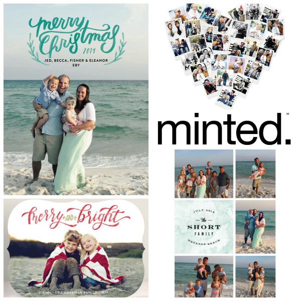 minted collage holiday