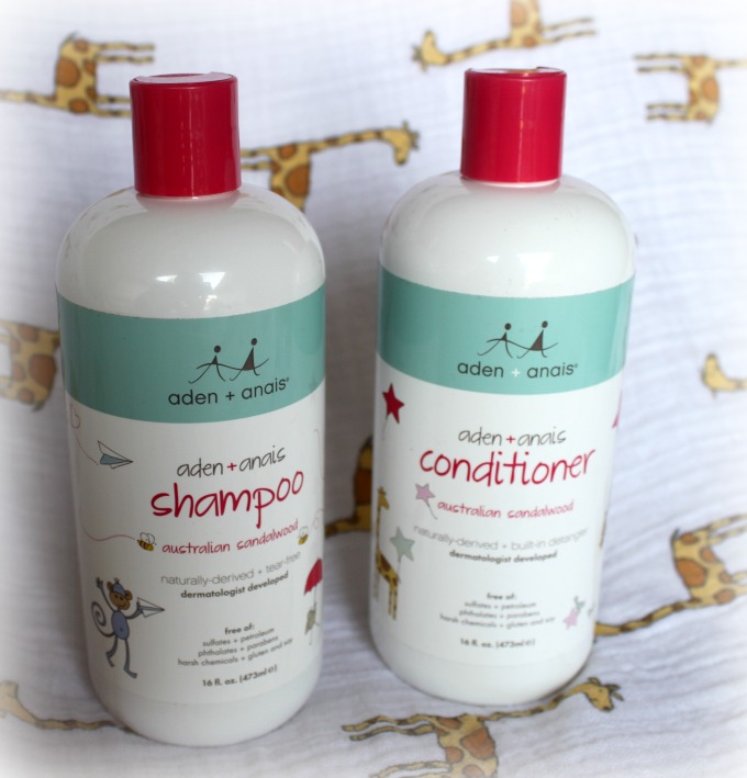 shampoo and conditioner from mum and bub by aden and anais