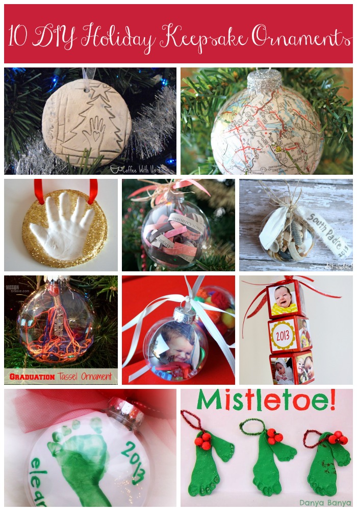 10 DIY Holiday Keepsake Ornaments