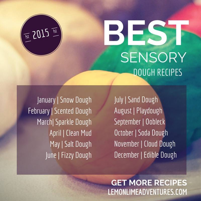 12 Months of Sensory Dough Series