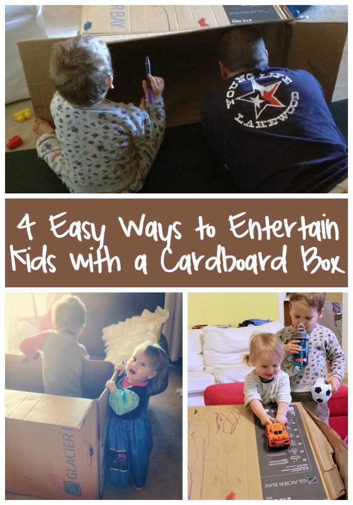Four Easy Ways to Entertain Kids with a Cardboard Box