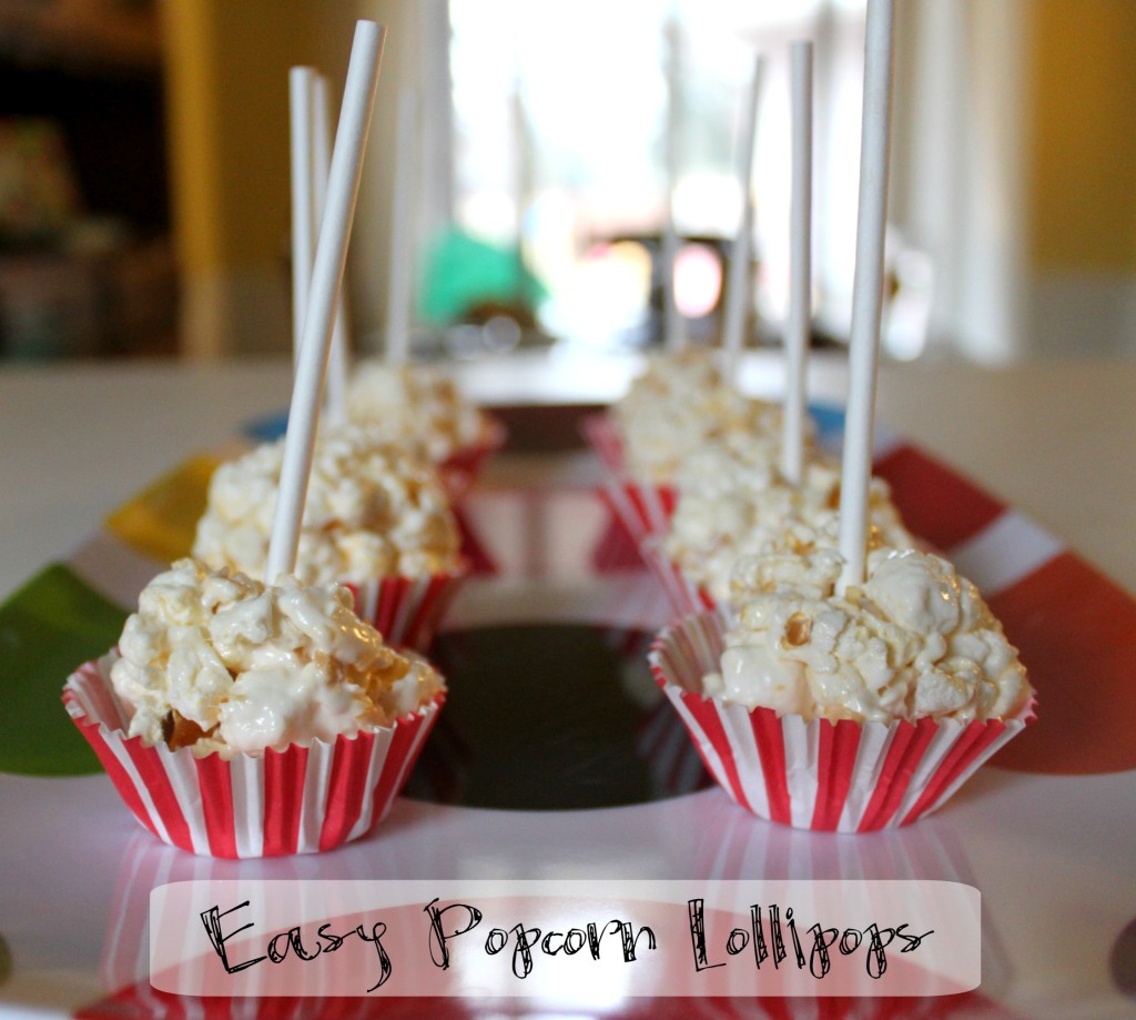 Recipe for Easy Popcorn Lollipops