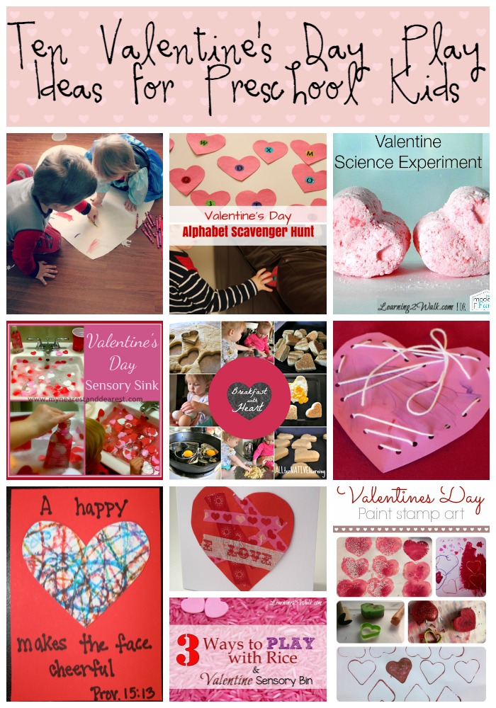 Ten Fun Valentine's Day Play Ideas for Preschool Kids