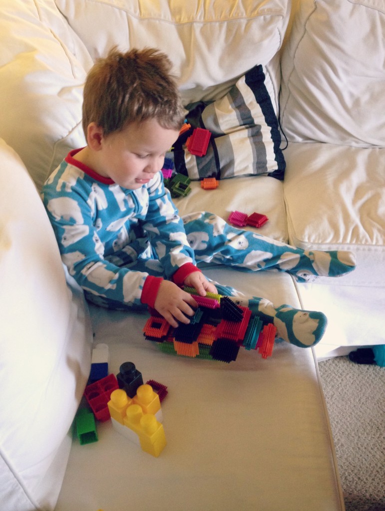Encourage quiet activities when kids are sick