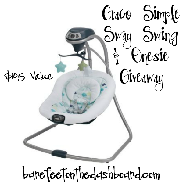 Graco Simple Sway Swing and Onesie Giveaway $105 Value Ends 317