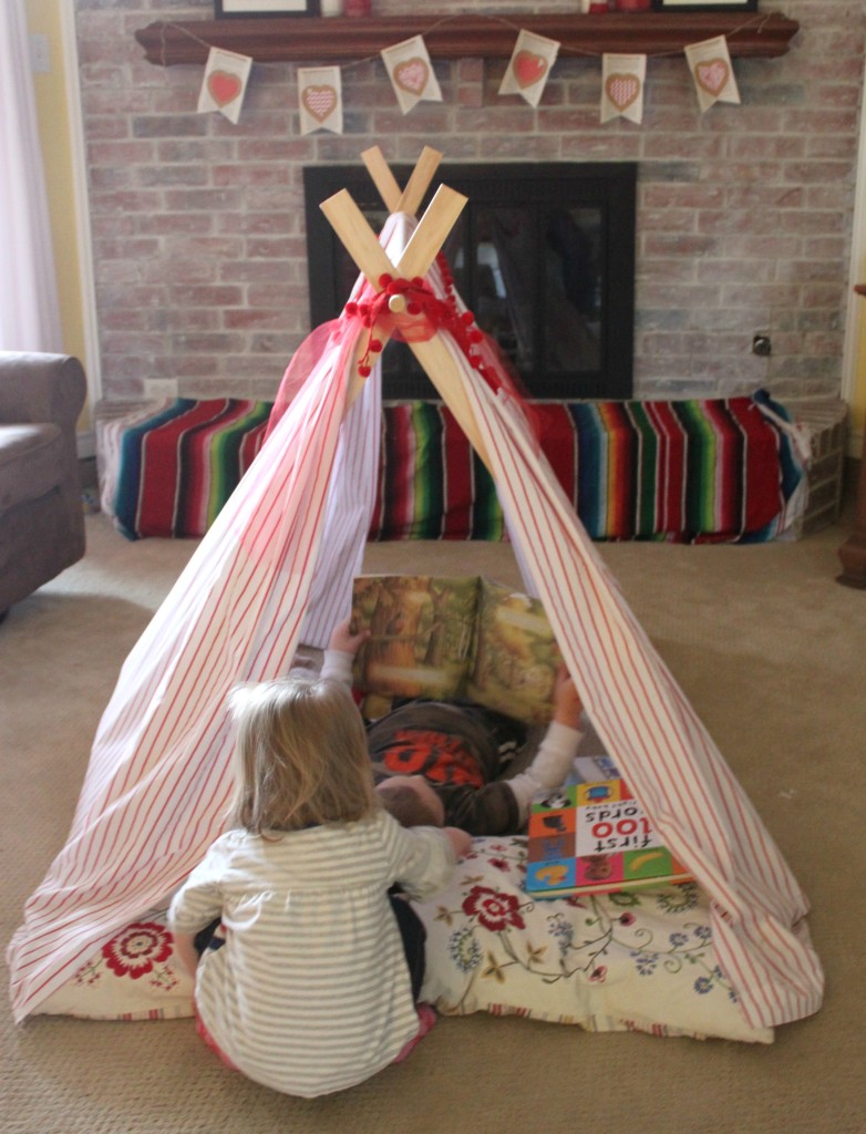Our fun DIY play tent and reading nook
