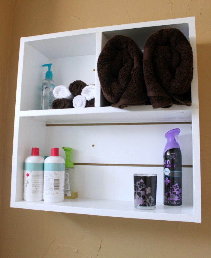 Utility Box Shelf for Bathroom with #ScentDecor