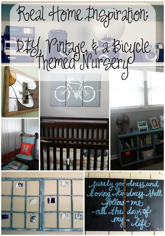 real home inspiration diy vintage bicycle themed nursery