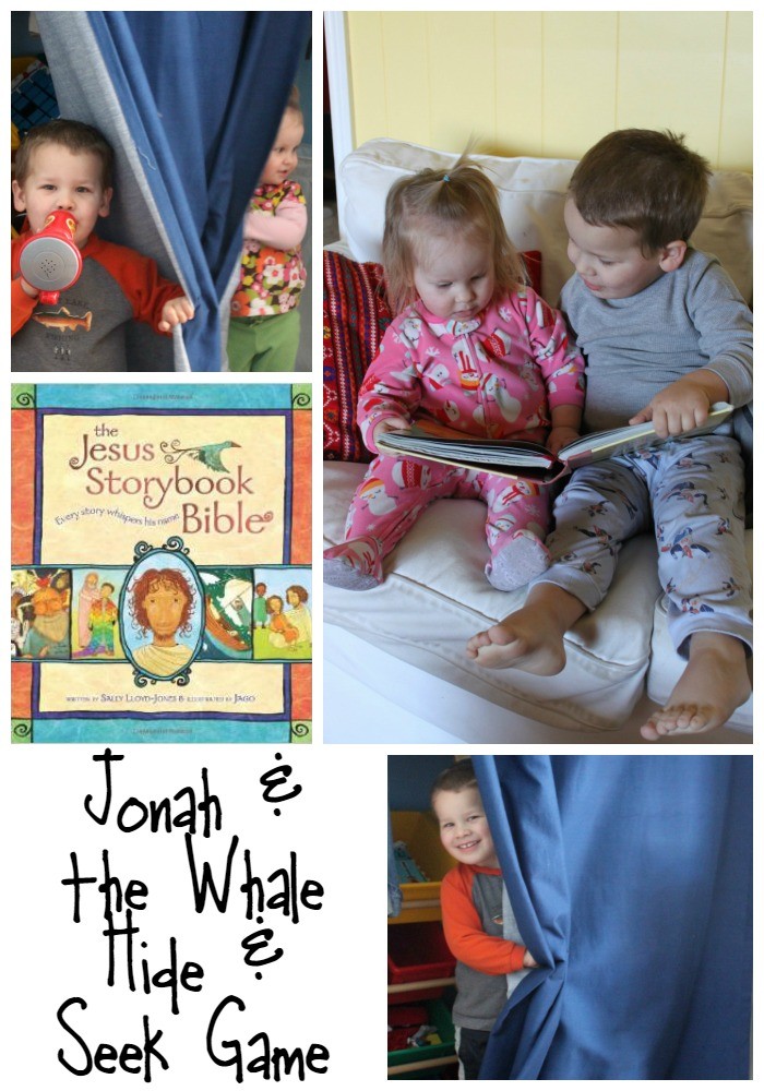 Playing a Special Game of Hide and Seek to Bring the Story of Jonah and the Whale to Life for Kids