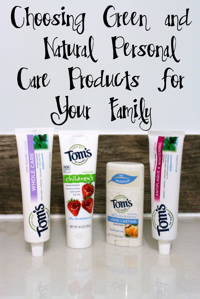 Choosing Green and Natural Personal Care Products for Your Family #naturalgoodness #ad
