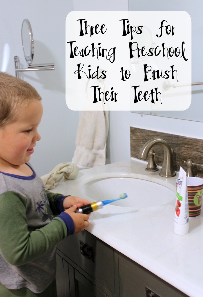 Three Tips for Teaching Preschool Kids to Brush Their Teeth #naturalgoodness #ad