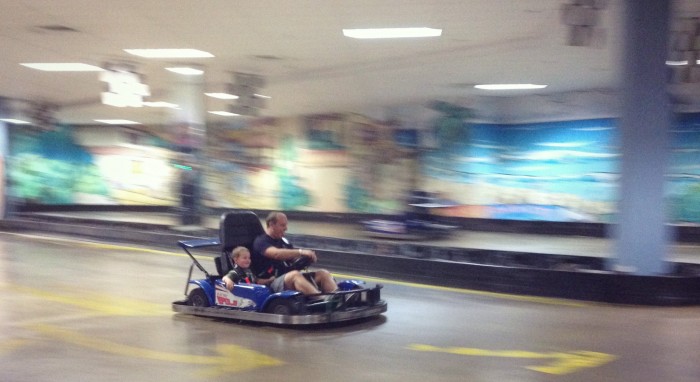 The GoKarts at Amazing Jakes are so fun!
