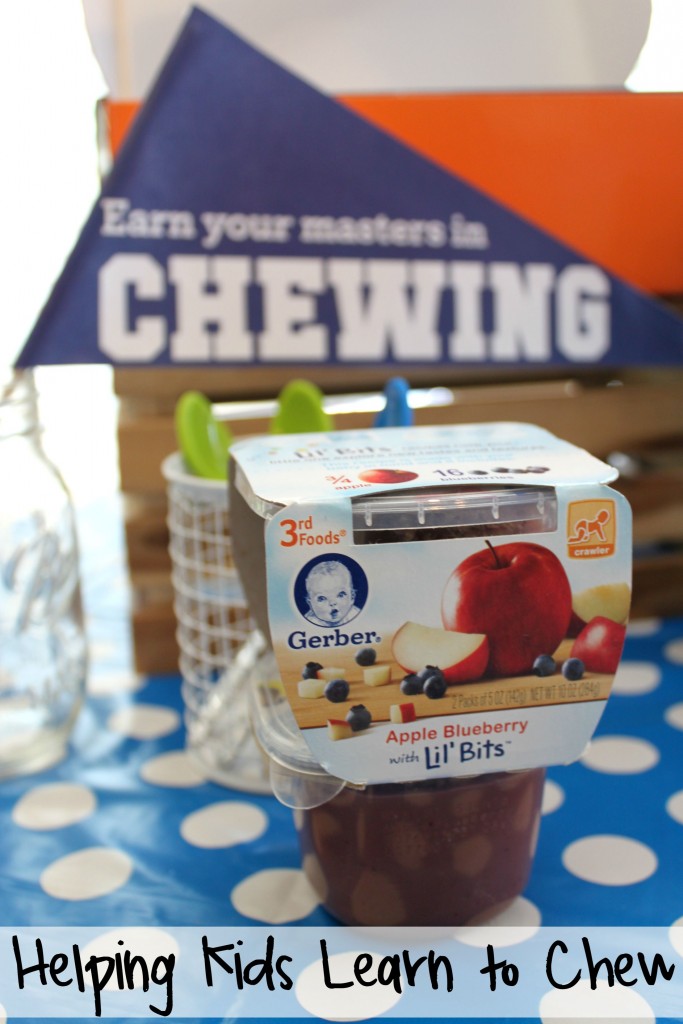 Helping Babies Learn to Chew with Gerber Lil' Bits