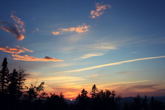 Sunset in Rangeley, Maine