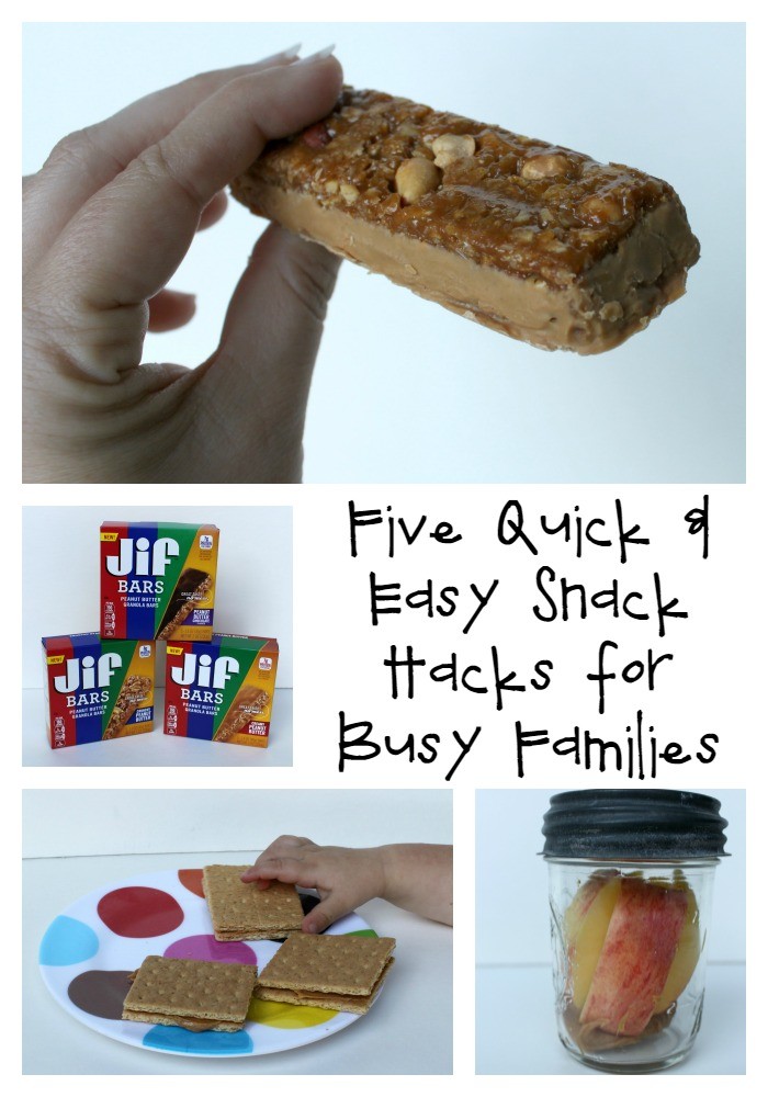 Five Quick and Easy Snack Hacks for Busy Families that are Peanut Butter Happy
