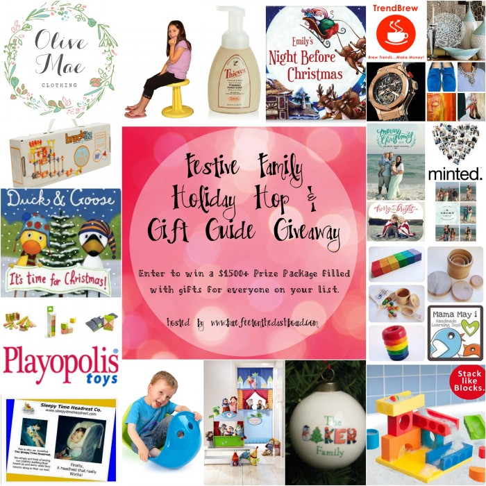 Festive Family Gift Guide Prize Collage